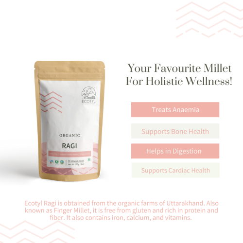 Ecotyl: Organic Ragi - 250 gm