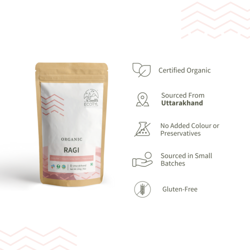 Ecotyl: Organic Ragi - 250 gm