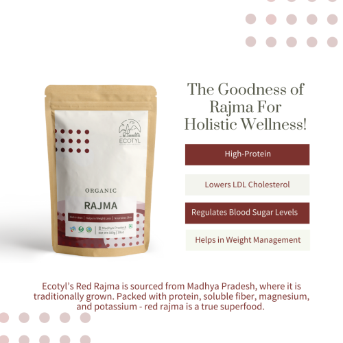 Ecotyl: Organic Rajma (Red) - 500 gm