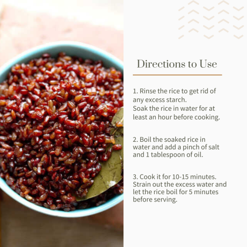 Ecotyl: Organic Red Rice - 500 gm