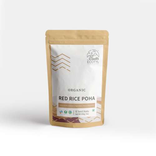 Ecotyl: Organic Red Rice Poha - 250 gm