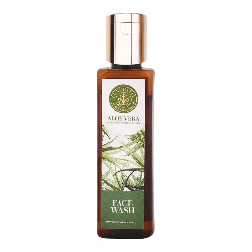 Luxuriate: Natural herbal Aloe Vera Face Wash Gel Cleanser for Men and Women - 100 ml