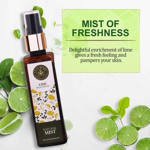 Luxuriate: Pure and Natural Skin/Face Lime Face Mist Spray for Men and Women- 100 ml