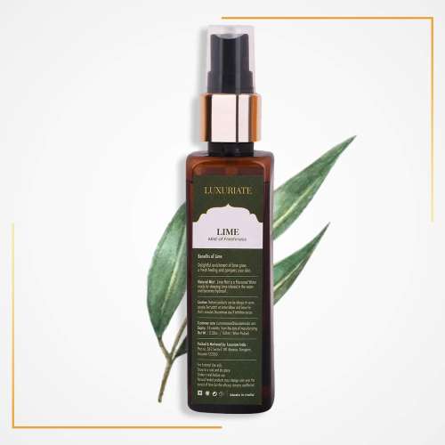 Luxuriate: Pure and Natural Skin/Face Lime Face Mist Spray for Men and Women- 100 ml