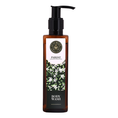 Luxuriate: Parijat Body Wash Shower Liquid for Natural Shine for Men and Women-200 ml