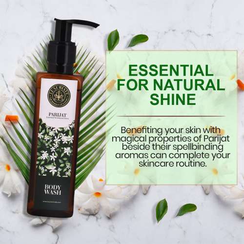 Luxuriate: Parijat Body Wash Shower Liquid for Natural Shine for Men and Women-200 ml