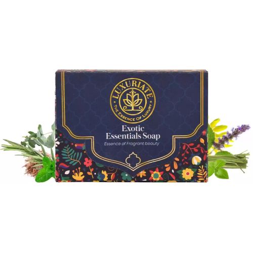 Luxuriate: Exotic Essentials Esscense of Fragrant Beauty Soap Bar for Men and Women- 125 ml