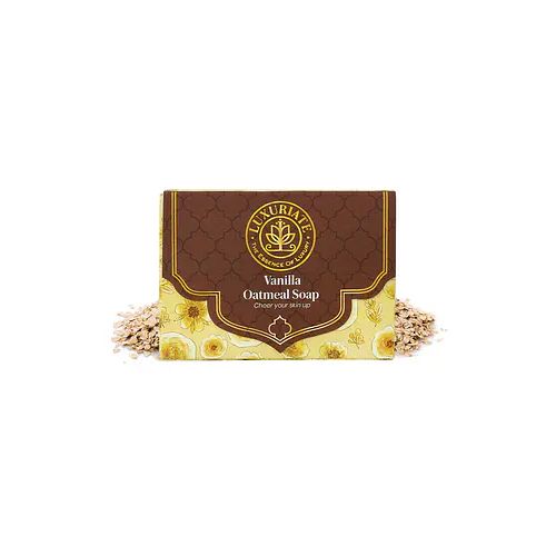 Luxuriate: Vanilla Oatmeal soap Bar for Men and Women - 125 gm