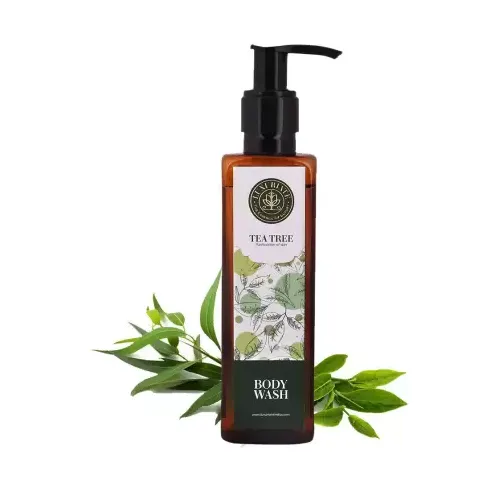 Luxuriate: Natural Purification of Skin Tea Tree Body Wash Shower Liquid for Men and Women - 200 ml