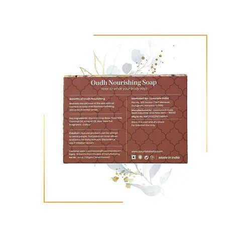 Luxuriate: Naturally Oudh Nourishing Winter Soap for Men and Women - 125 gm Luxuriate: Naturally Oudh Nourishing Winter Soap for Men and Women - 125 gm