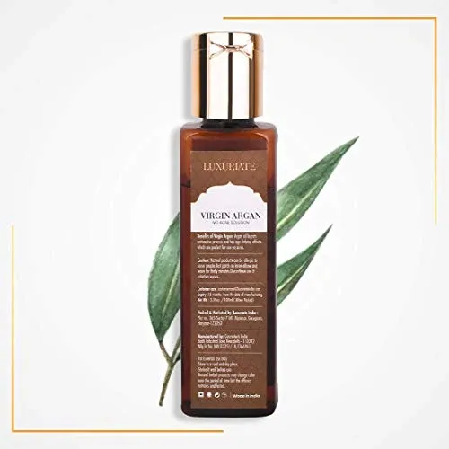 Luxuriate: 100% Pure Natural Virgin Argan Oil for Hair and Skin - 100 ml