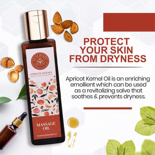 Luxuriate: All Natural Apricot Kernel Oil for all Skin Types- Anti-aging- Hair Growth- Face & Body - 100ml
