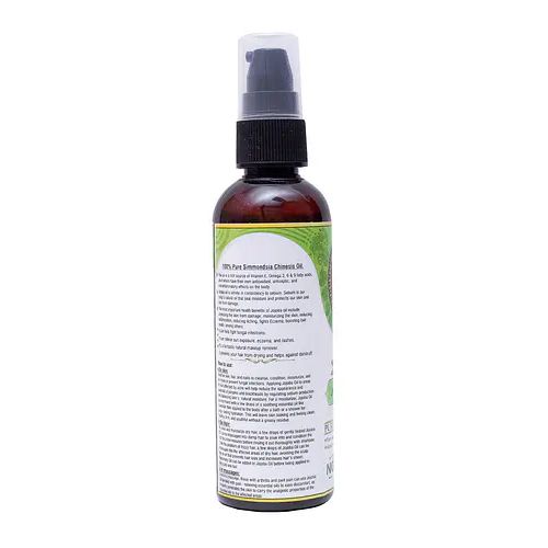 Luxuriate: 100% Pure Natural Jojoba oil for Hair - Body - Skin Care - Massage and Aroma Therapy - 100 ml