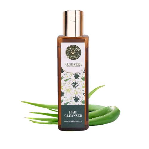 Luxuriate: Aloe Vera Hair Cleanser Shampoo for Men and Women - Anti Hair fall and Anti Dandruff Shampoo - 200ml