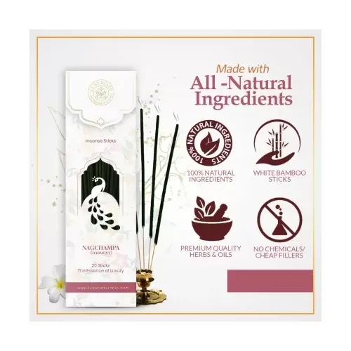 Luxuriate: Naag Champa Incense Agarbatti Sticks - Contains 20 Incense Sticks