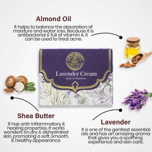 Luxuriate: Lavender Moisturizer Cream for Unisex - 50ml Luxuriate: Lavender Moisturizer Cream for Unisex - 50ml