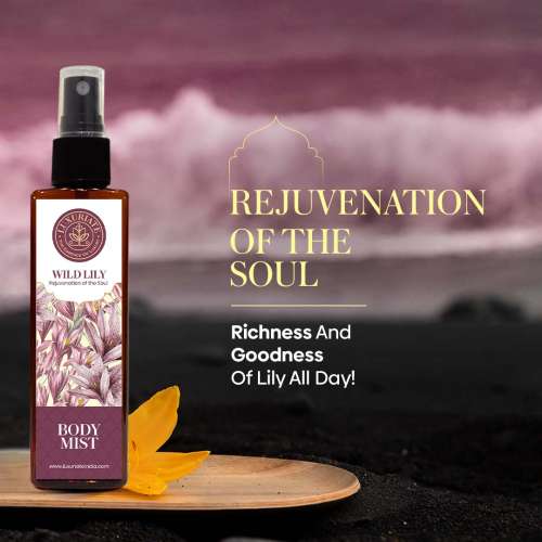 Luxuriate: Wild Lily Fragrance Body Mist with Rejuvenation of the Soul for Men & Women - 100 ml Luxuriate: Wild Lily Fragrance Body Mist with Rejuvenation of the Soul for Men & Women - 100 ml