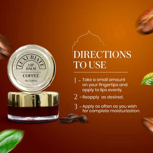 Luxuriate: Coffee Lip Balm For Unisex - 8gm
