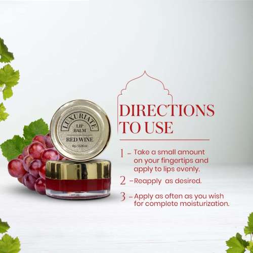 Luxuriate: Red Wine Lip Balm for Unisex - 8gm Luxuriate: Red Wine Lip Balm for Unisex - 8gm