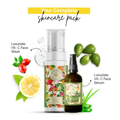 Luxuriate: Vitamin C & B3 Forming Face Wash For Unisex - 100ml
