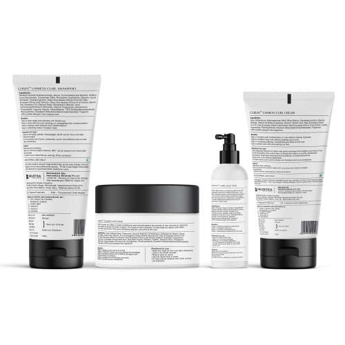 Curlin: Curlin Shampoo + Deep Conditioning Mask + Curl cream + Scalp tonic - Curl Expert Kit