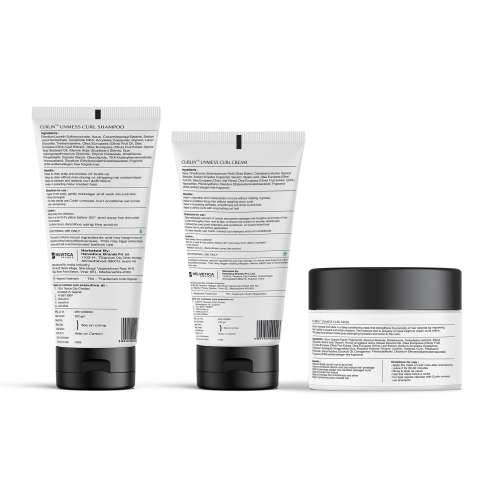 Curlin: Curlin Shampoo + Deep Conditioning Mask + Curl cream - Hydration Boost Trio