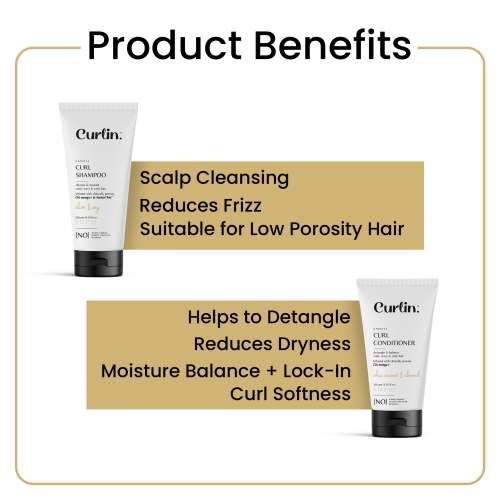 Curlin: Curlin Shampoo + Conditioner - Duo Pack