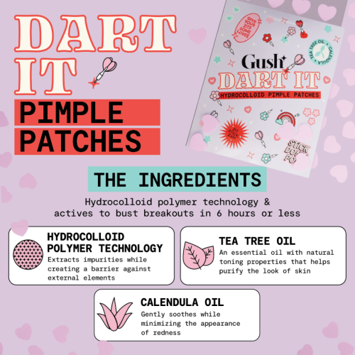 Gush: Dart It Hydrocolloid Pimple Patches- Flower