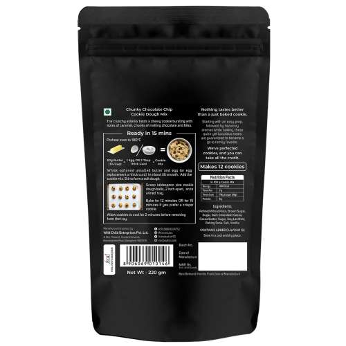 Cocosutra: Chunky Chocolate Cookie Dough Mix - 220gm