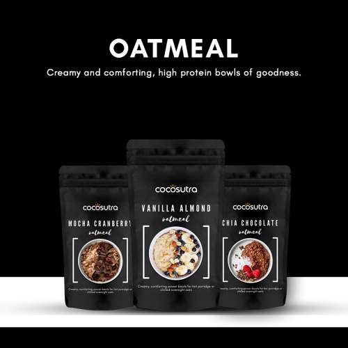 Cocosutra: Mocha Cranberry Oatmeal - 300gm Cocosutra: Mocha Cranberry Oatmeal - 300gm