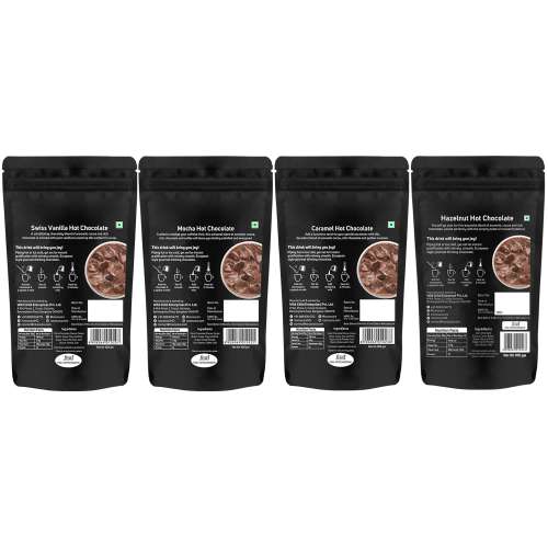 Cocosutra: Hot Chocolate Combo - Pack of 4 (100gm Each)