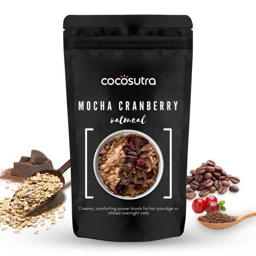 Cocosutra: Mocha Cranberry Oatmeal - 300gm Cocosutra: Mocha Cranberry Oatmeal - 300gm