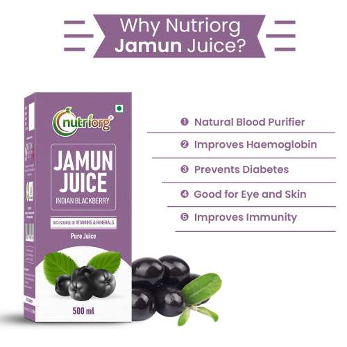 Nutriorg: Jamun Juice - 500ml