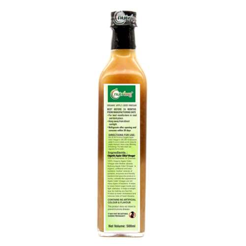 Nutriorg: Certified Organic Apple Cider Vinegar - 500 ml