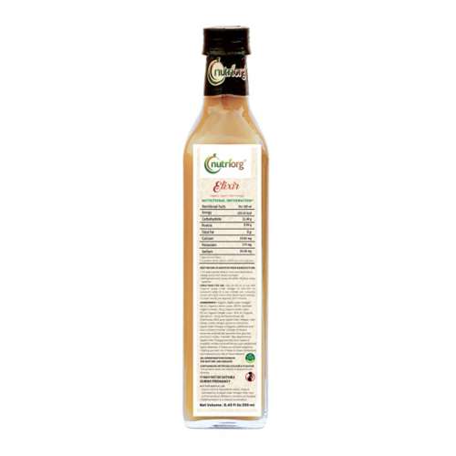 Nutriorg: Certified Organic Elixir Apple Cider Vinegar - 250 ml