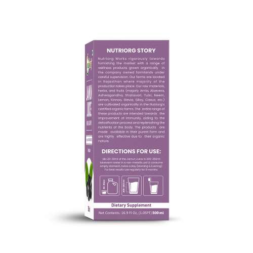 Nutriorg: Jamun Juice - 500ml