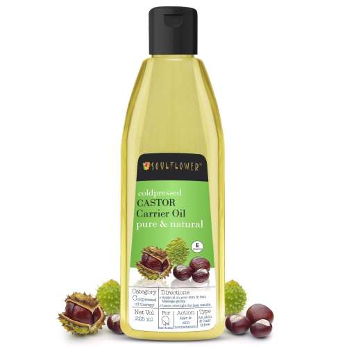 Soulflower: Coldpressed Castor Oil For Hair & Skin - 225 ml