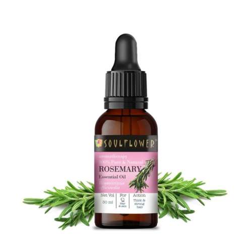 Soulflower: Rosemary Essential Oil - 30 ml