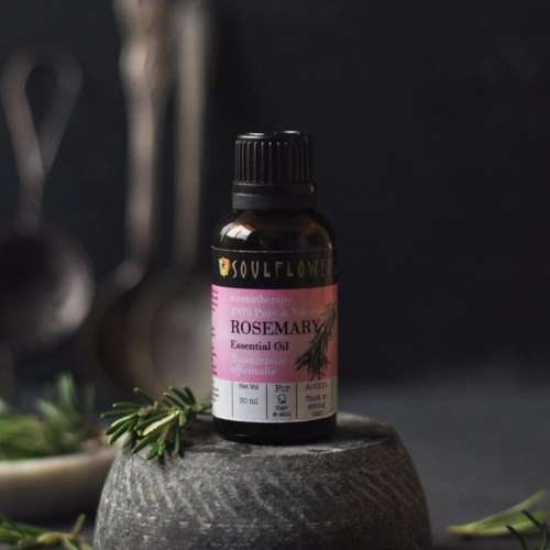 Soulflower: Rosemary Essential Oil - 30 ml