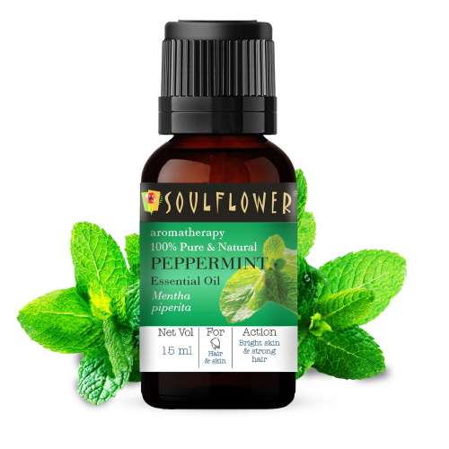 Soulflower: Peppermint Essential Oil - 15 ml