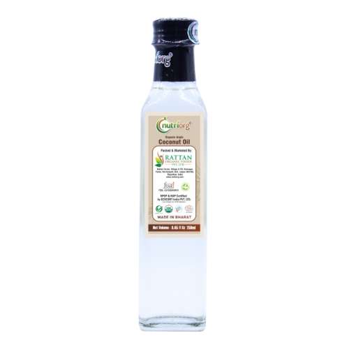 Nutriorg: Certified Organic Virgin Coconut Oil - 250 ml