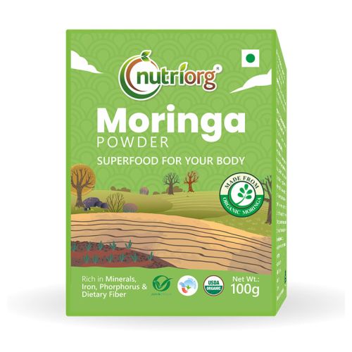 Nutriorg: Certified Organic Moringa Powder - 100 gm