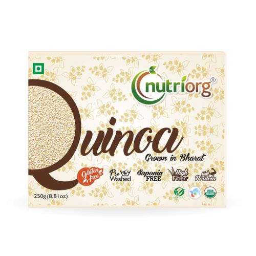 Nutriorg: Certified Organic Quinoa - 250 gm ( Pack of 2)