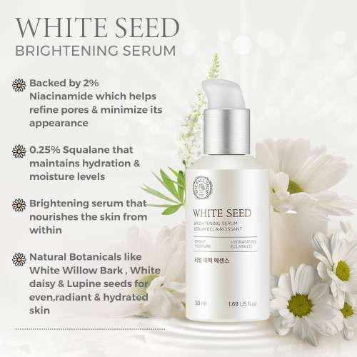 The Face Shop: White Seed Brightening Serum - 50 ml (Unisex)
