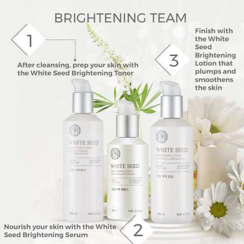 The Face Shop: White Seed Brightening Serum - 50 ml (Unisex)