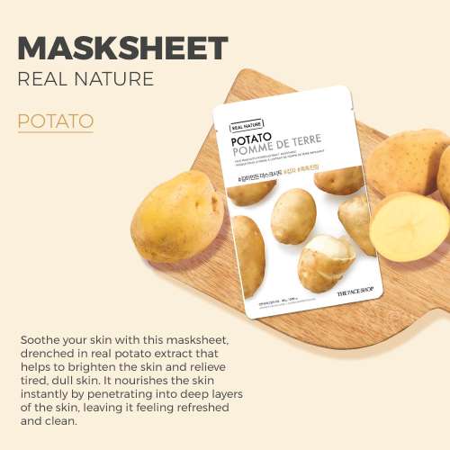 The Face Shop: Real Nature Potato Face Mask - 20 gm