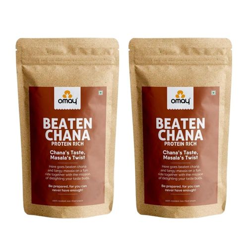 Omay Foods: Beaten Chana - Pack of 2 (400gm each)