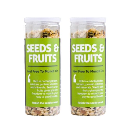 Omay Foods: Seeds & Fruits Mix - Pack of 2 (165gm each)
