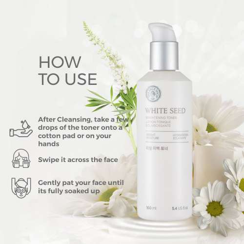 The Face Shop: White Seed Brightening Toner - 160 ml