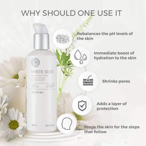 The Face Shop: White Seed Brightening Toner - 160 ml